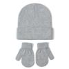 Autumn Winter Boys Girls Knitted Hat Glove Set Fashion Joker Solid Color Thick Soft Warm Wool Hooded Party Photography Props