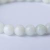 14cm White Itoigawa Natural Jadeite Japanese National Jomon Power Stone Jadeite Workshop Special Paulownia Wood Quality Guarantee ABR0893 (6mm Beads,