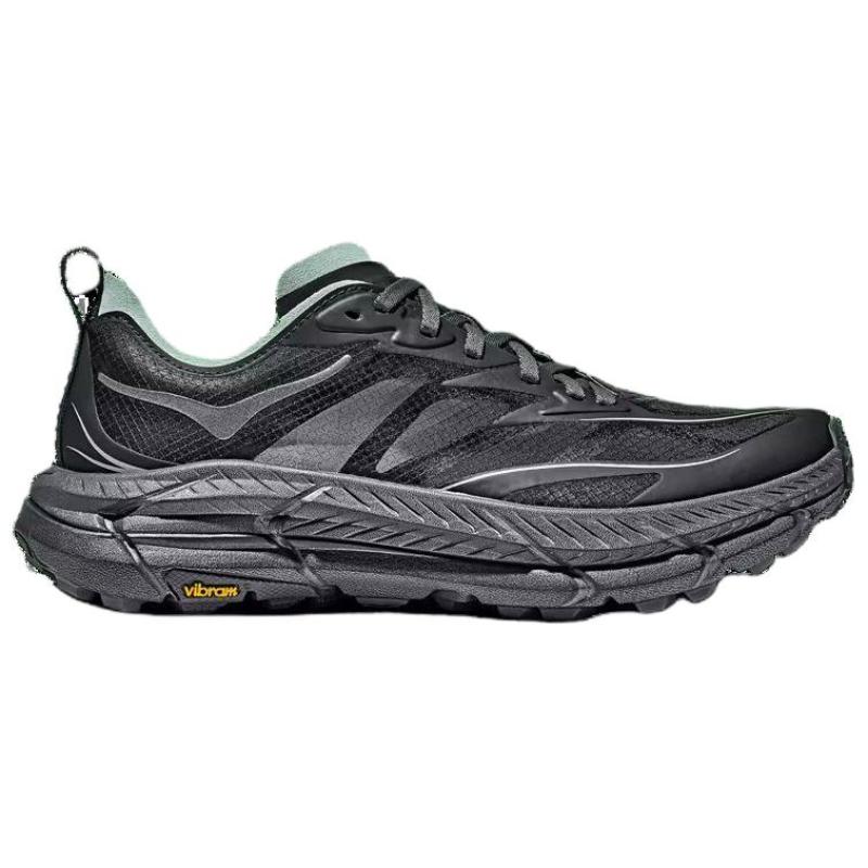 HOKA One One Mafate Speed 4 Breathable, Supportive, And Lightweight Casual Running Shoes Unisex Black Gray Sneakers 1168450-CJD