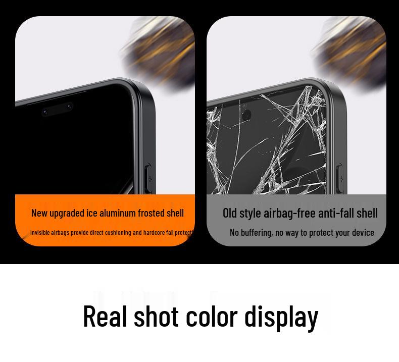 iQOO 15 Ultra Frosted Metal Case with Lens Protection - Solid Color, Drop-Resistant for iQOO 12/13.