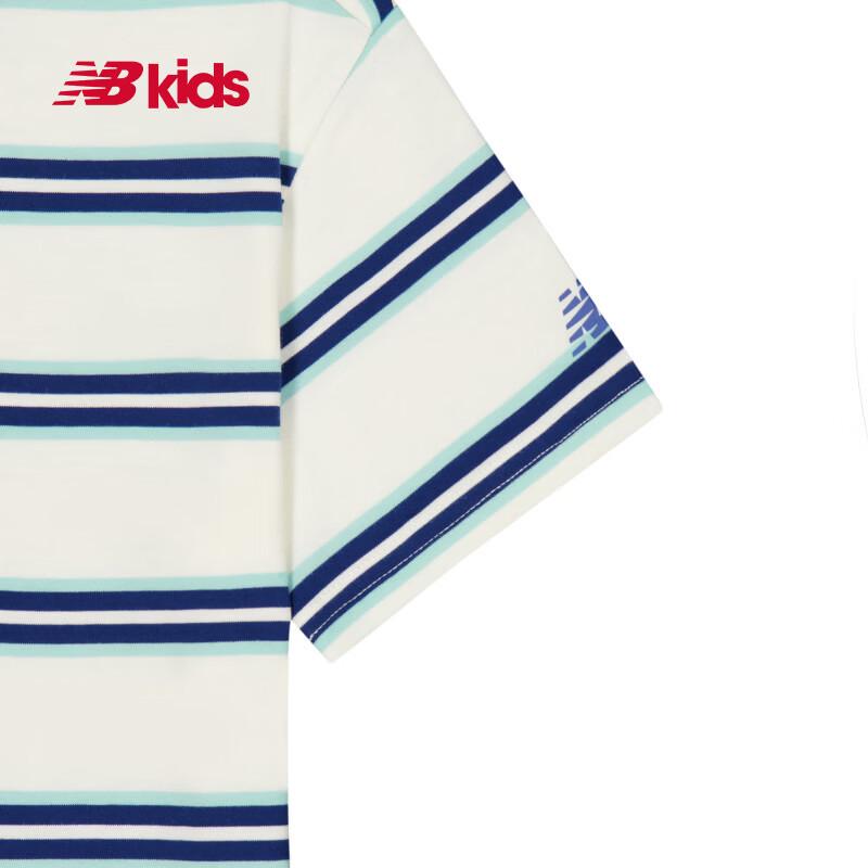 New Balance T-shirt rayé à manches courtes pour enfants