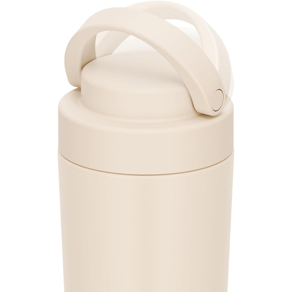 Thermos Vacuum Insulated Portable Tumbler with Carry IV Dishwasher-Safe Handle, 320ml, Ivory, JOV-321