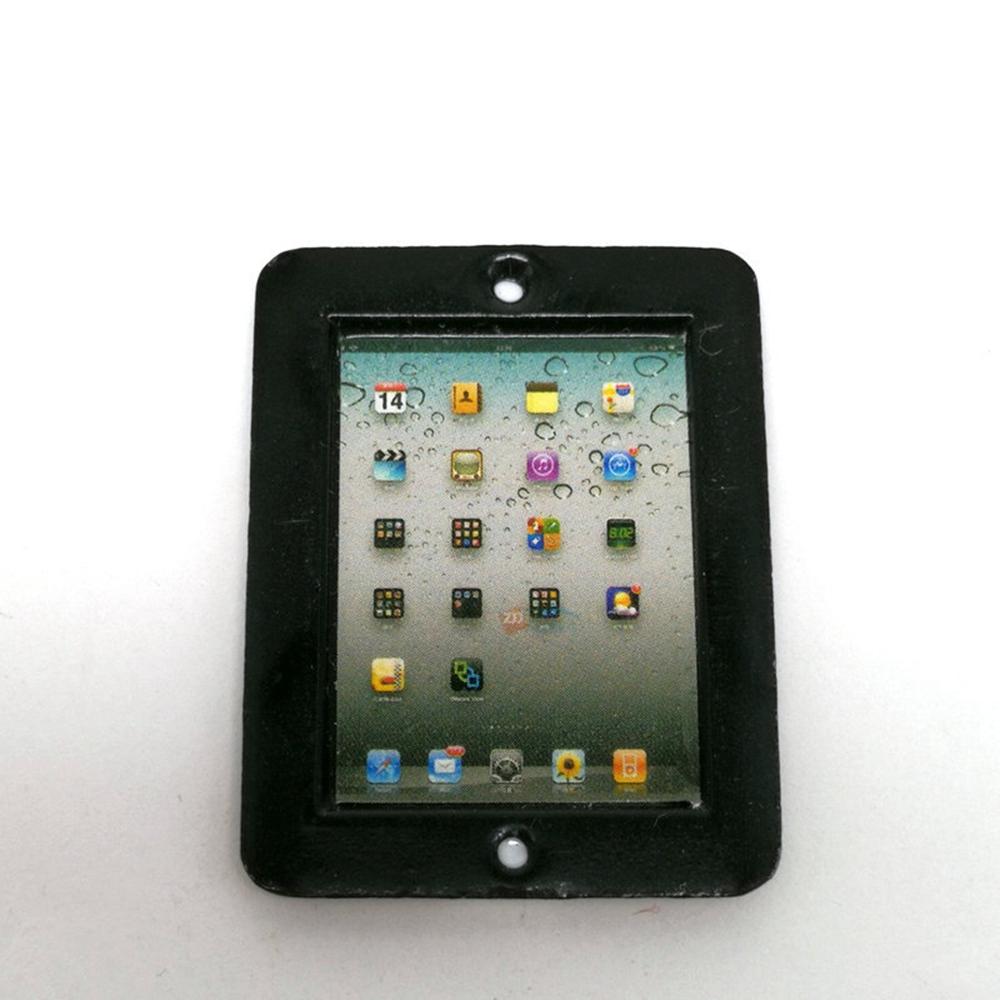 

DIY Accessories Computer Zinc Zinc Alloy Simulation Laptop Dollhouse Miniature Decoration Crafts Figurines Black Pad-1pc