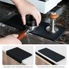 watchget Espresso Tamping Mat, Tamper Mat, Coffee Tamper Mat, Tamping Station for Portafilters, Silicone, Easy to Clean, Non-Slip, Large Size