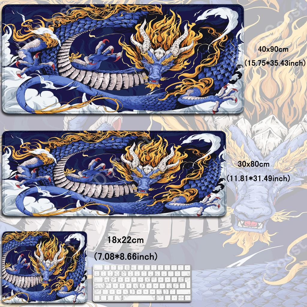 Xxl Gamer Laptop Desk Mat Large Mouse Pad Japanese Dragon Gaming Accessories HD Print Office Computer Antislip Keyboard Mousepad