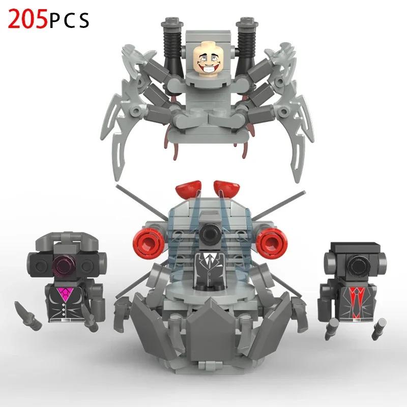 MOC Skibidi Toilet Stavebnice Pro Děti Titan Cameraman Speakerman Model Klasické Hračky Pro Kluky Narozeninové Vánoční Dárky