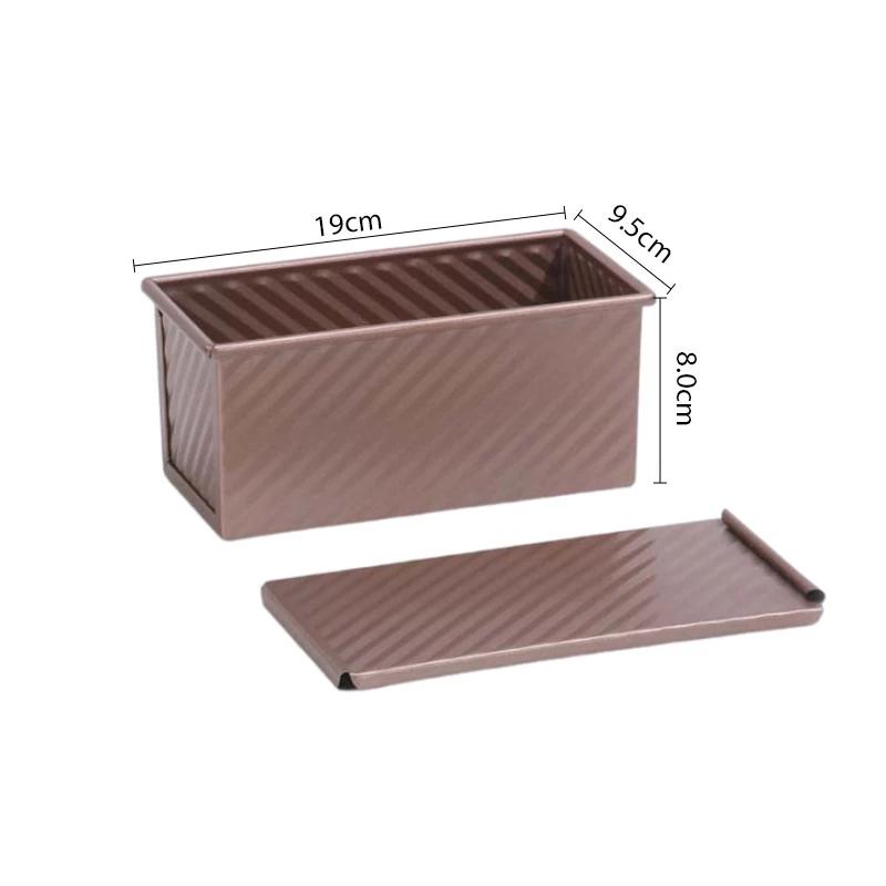 

Коробка для выпечки тостов с крышкой, прямоугольная форма для хлеба с крышкой, форма для выпечки тостов из алюминизированной стали с антипригарным покрытием