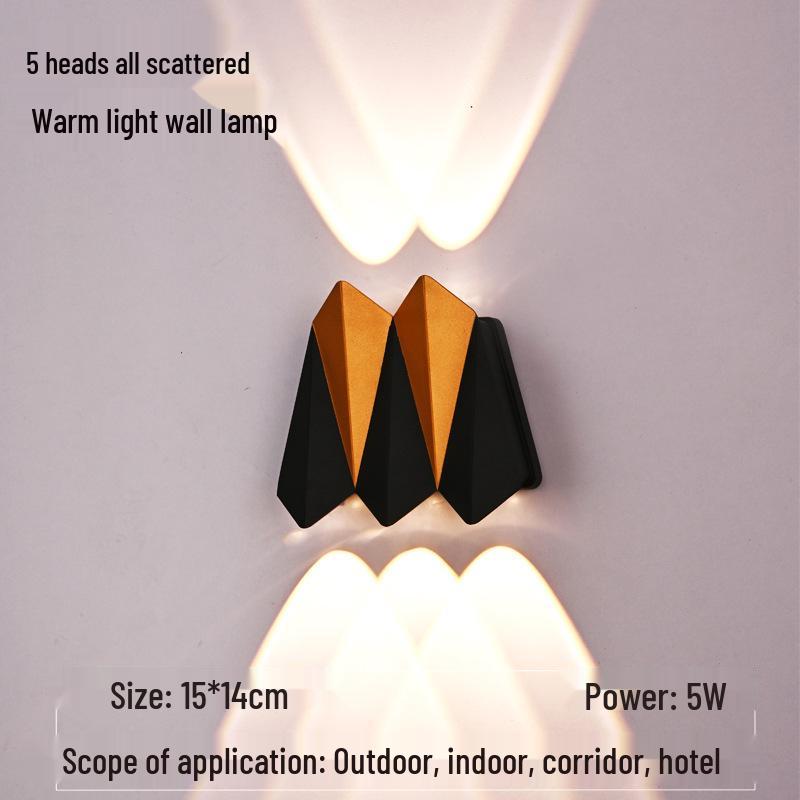 Airplane Series Outdoor Minimalist Wall Light for Villa, Courtyard, Balcony, Corridor, Aisle, or Stairway