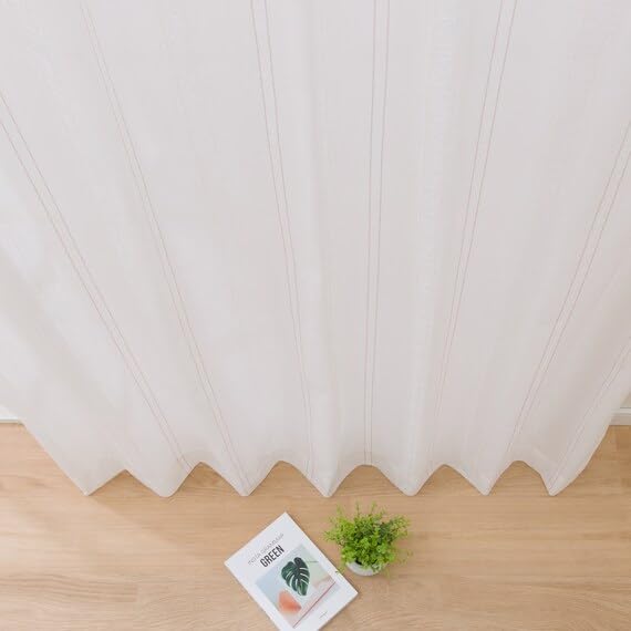 Nitori Heat and Image Insulation Lace Curtain Kanna 2 100 x 133 cm 2 Pieces Rose NITORI 7340507