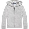 Polo Hoodie SS26 Pony Logo Stickerei Durchgehender Reißverschluss Langarm Kinder Kinder Hoodies 313833560-017