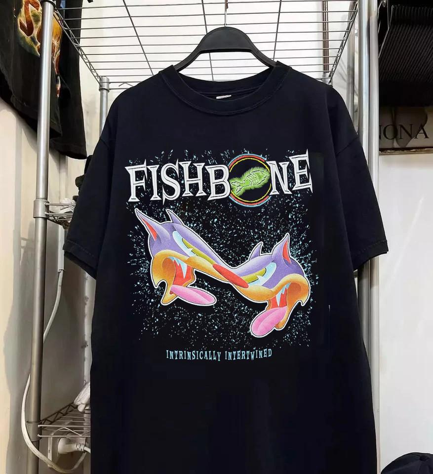 FISHBONE Band - Intrinsically Intertwined T Shirt Black Uniex S-5XL TU52 XL