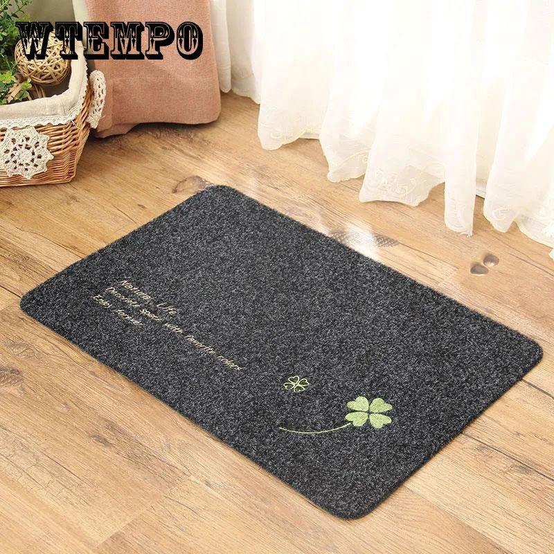 Clover Four-leaf Clover Absorbent Floor Mat Door Entry Into The Household Rubbing Mud Ash Pad Kitchen Bedroom Carpet