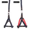 Pet Dog Leash with Adjustable Cowboy Chest Harness for Golden Retrievers and Terriers