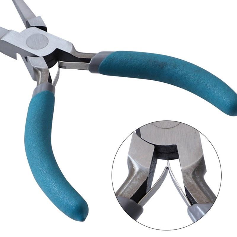 2Pcs Chain Nose Pliers Jewelry Crafting Pliers Steel Hand Tool Professional Jewelry Pliers Suitable for Crafting