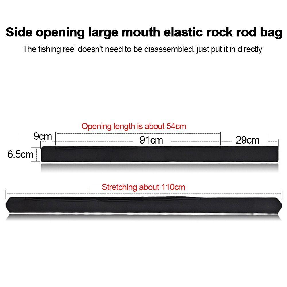 Elastic Fishing Rod Bag Folding Fishing Rod Protective Cover Multifunctional Lure Rod Bag