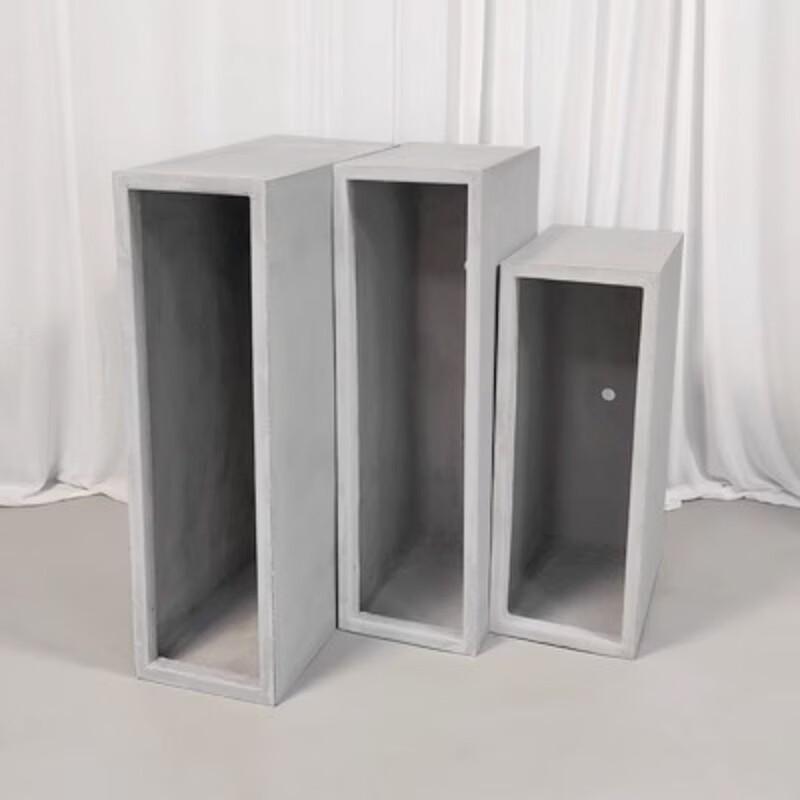 Rectangular Cement Outdoor Planter