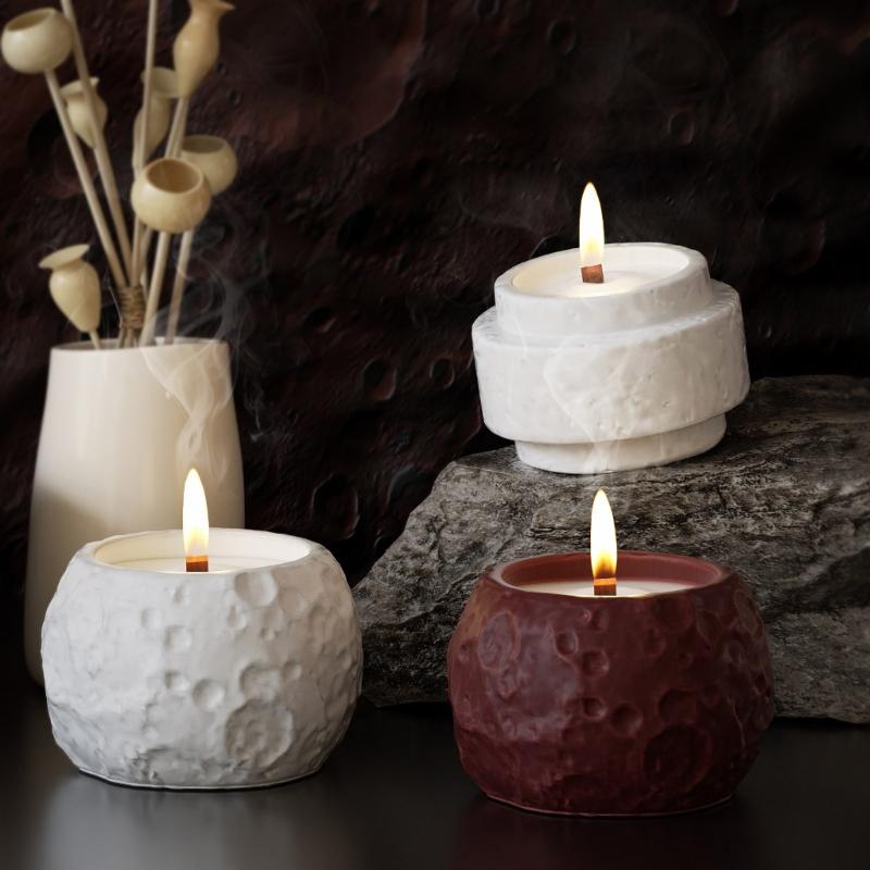 Multipurpose Sturdy Silicone Cylinder Candle Holder Mould Set Portable for Resin Plaster Craft Supplies Assorted Sizes