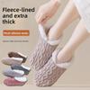 Coral Fleece Thicken Plush Socks Knitted Twist Sleeping Socks Fashion Winter Floor Socks  Girls