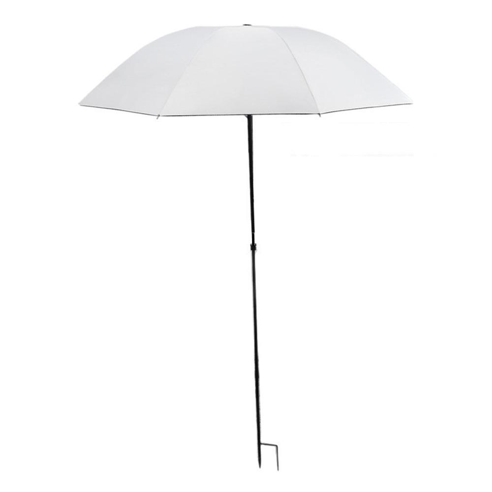 95cm Large Plant Shade Umbrella Weatherproof Cloth Folding Parasol Fishing Umbrella Flower Pot белый