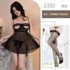 Sexy Mesh See-through Lace Erotic Underwear Hollow Breast Suspender Free Open Gear Uniform