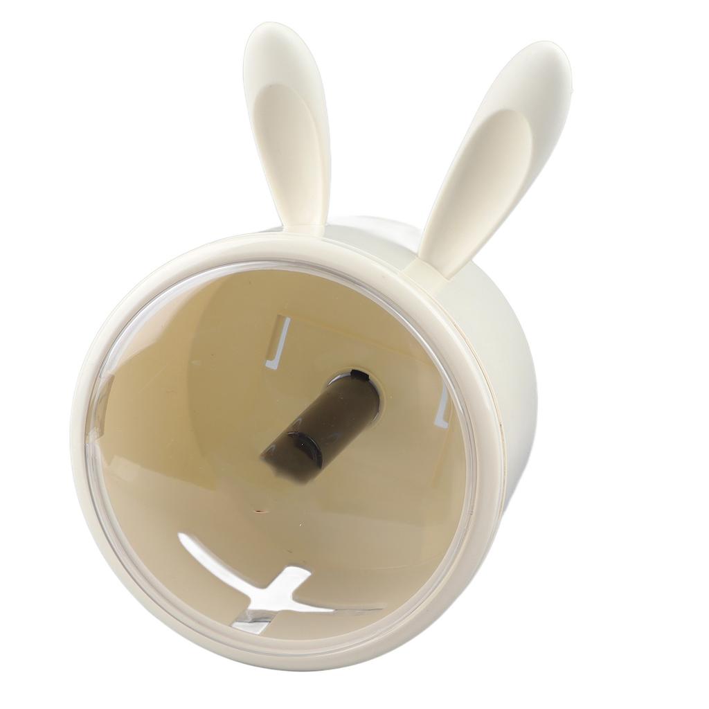 Toilet Paper Holder Container Plastic Cute Rabbit Wall Mounted Transparent Roll Paper Storage Dispenser Box for