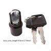 Lock for Roll-up Truck Bed Cylinder 2 Keys Trucks Tool Box Locks with Portable