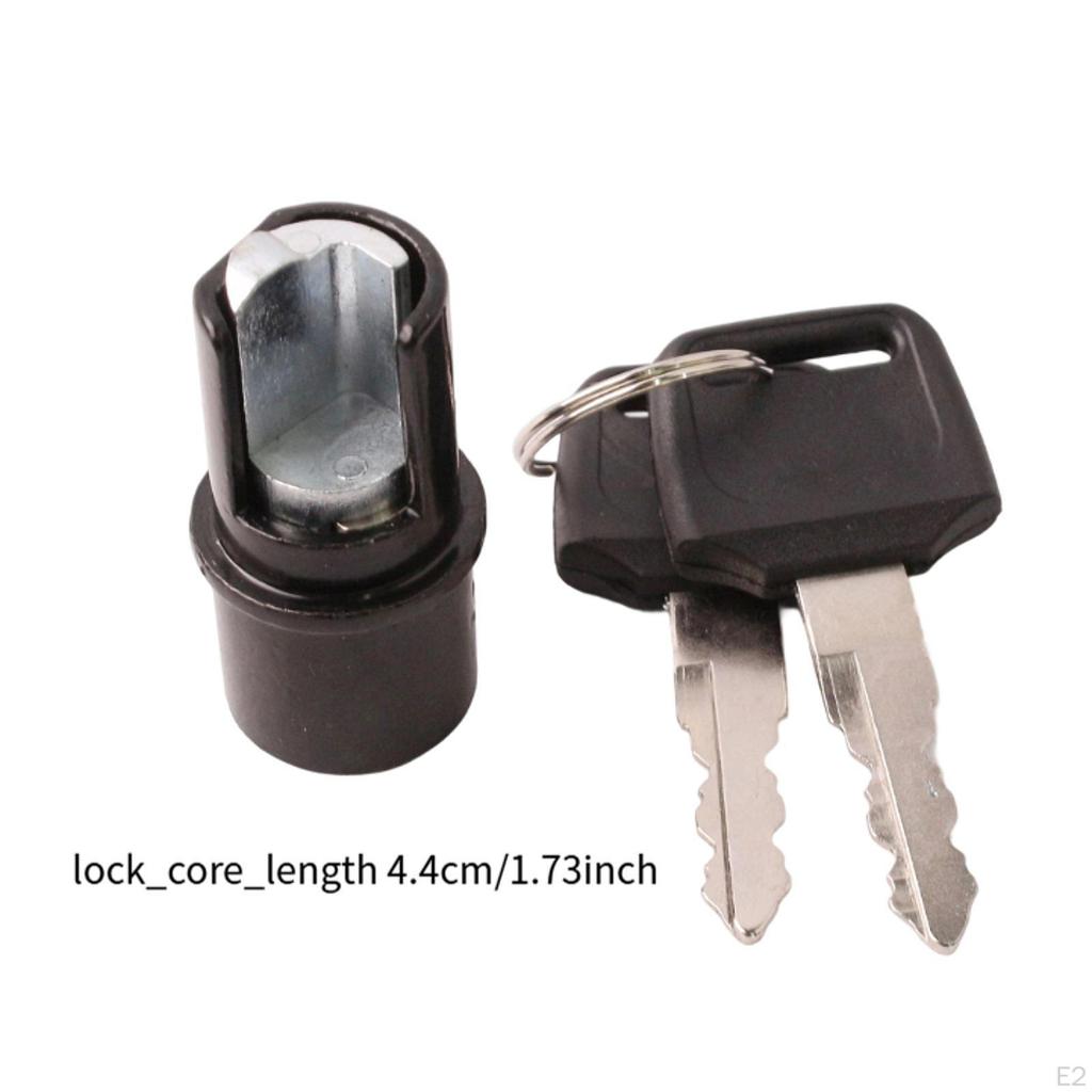 Lock for Roll-up Truck Bed Cylinder 2 Keys Trucks Tool Box Locks with Portable
