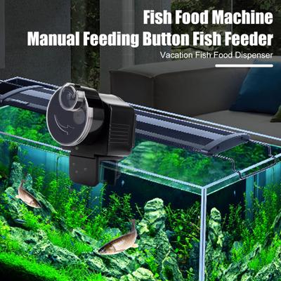 60ml Automatic Fish Feeder for Aquarium Auto Fish Food Dispenser Battery Operated Fish Feeder for Fish Turtle Tank
