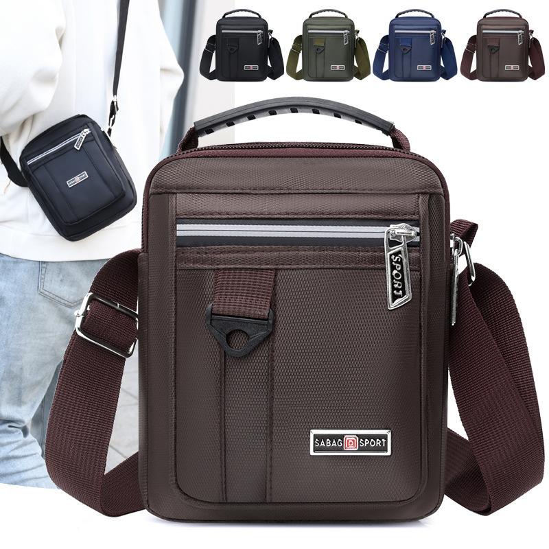 Shoulder Bag Men's Messenger Bag Backpack Casual Waterproof Nylon Bag Travel Bag Trendy Fashion Men's Bag