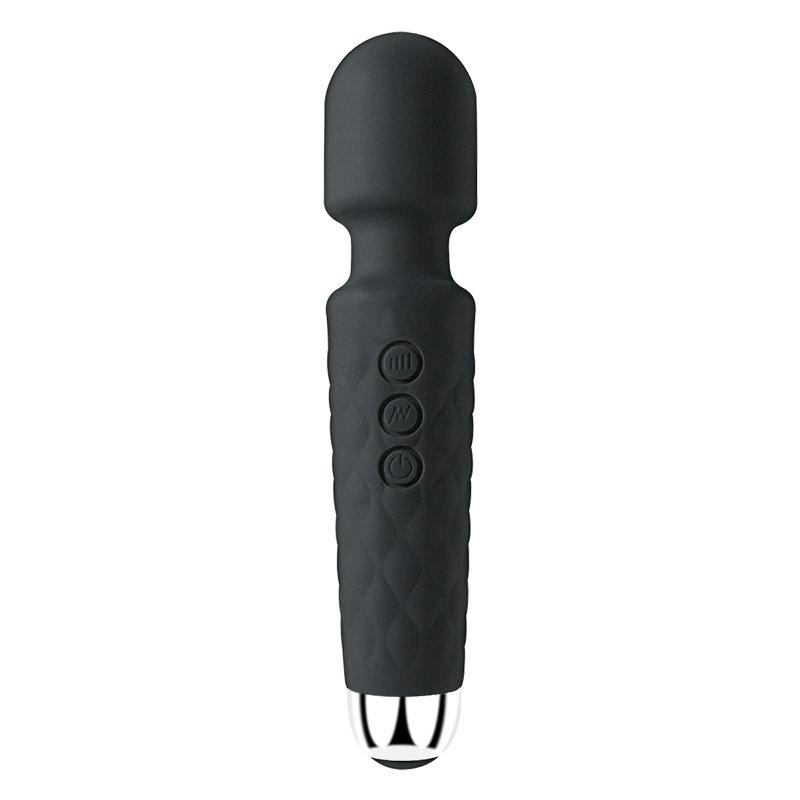 Women's 20-frequency Rechargeable Silicone Vibrating Av Stick Female Sex Toys Flirting and Masturbating Equipment