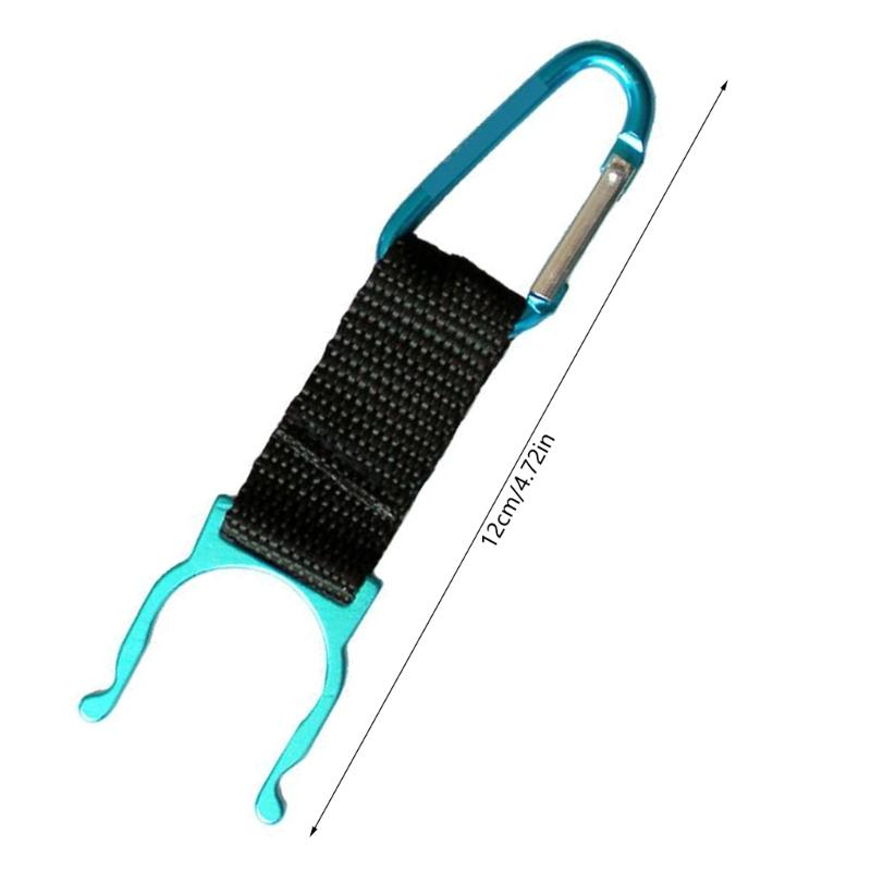 Aluminum Water Bottle Hook Outdoor Carabiner Water Bottle Clip Bottle Carrying Clip Bottles Holder Hook for Travelings