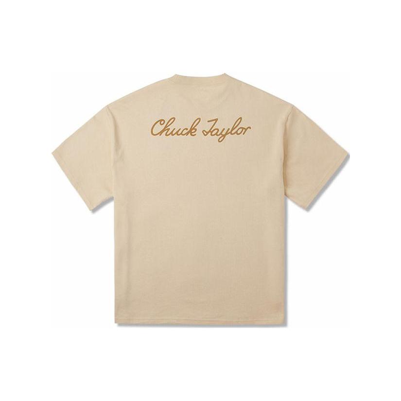 

New Converse T Shirts Men s Khaki 10025397-A12 XL