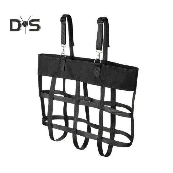 

Регулируемый держатель вентилятора для конюшни, сумка для вентилятора, подвесная сетка для вентилятора, подходит для вентиляторов 20 x 20 для конюшни, амбара, автофургона чёрный