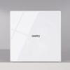 86 Type Creative White Glass Bedside Wall Switch with Indicator Light