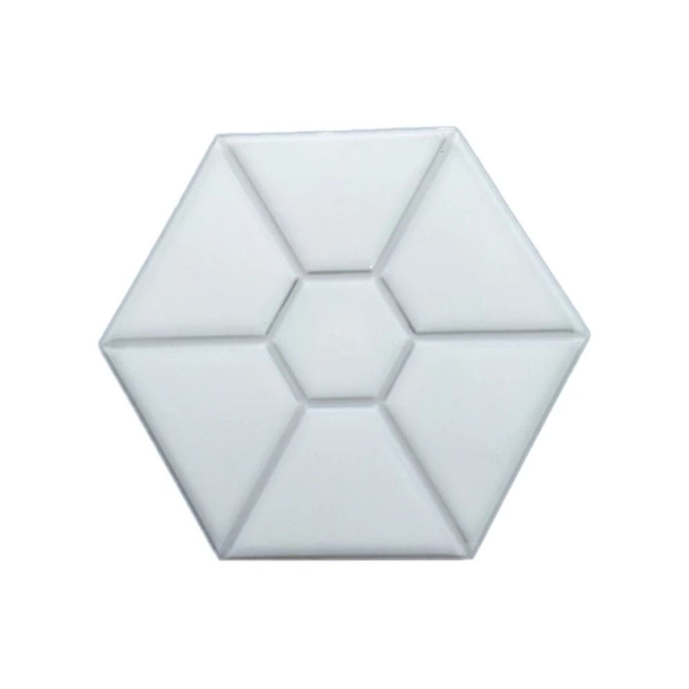 1Pcs 12.5x4cm Stepping Stone Paver Hexagonal Walkway Brick Mold For Lawn Patio Yard Garden