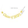 1Set Graduation Party Hanging Banner 2025 Grad Photo Prop Backdrop Decoration Bright Festive Banner for Garden Door Courtyard