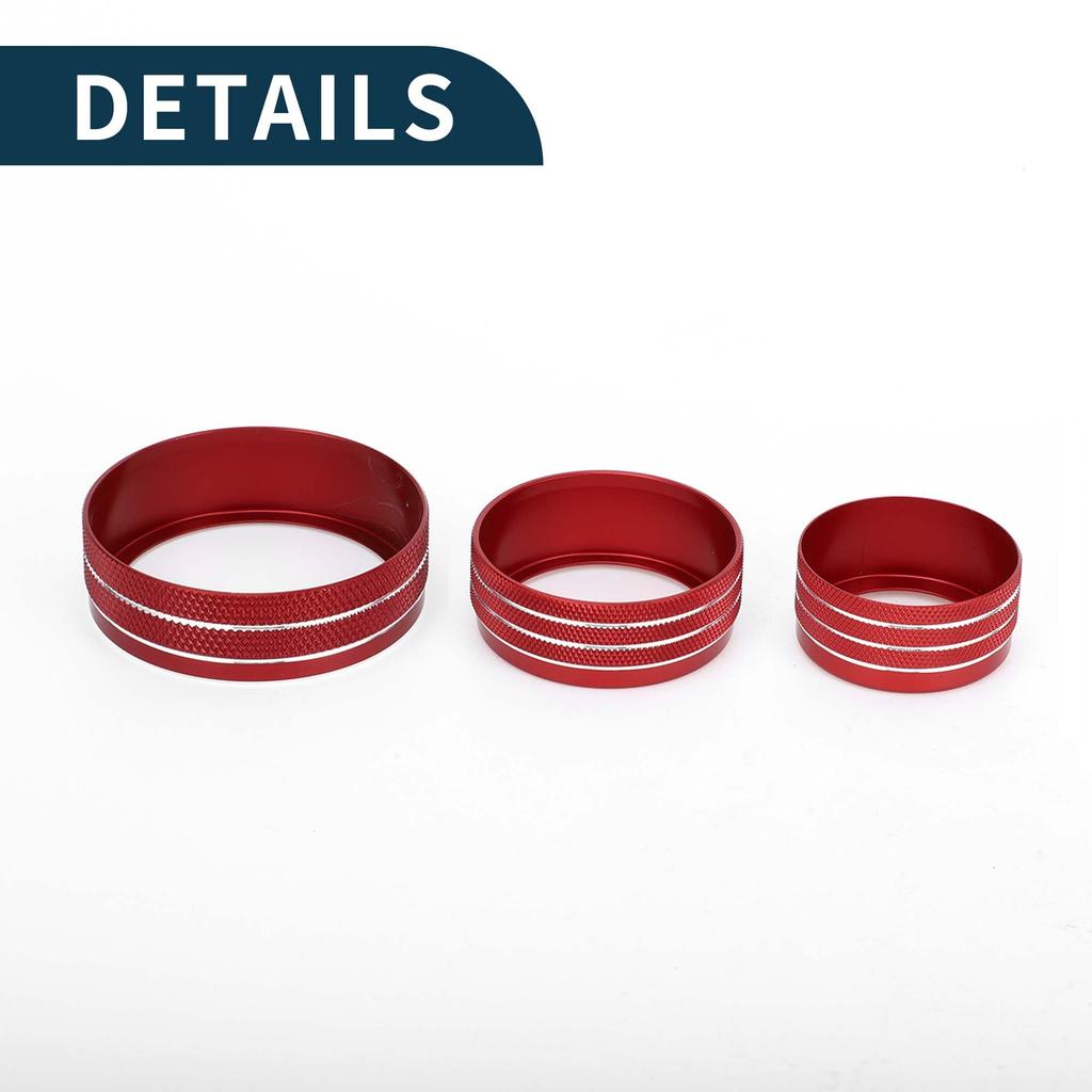 TUCKBOLD 4pcs AC AC AC Air Conditioning Media Volume 4WD Control Switch Knob Cover