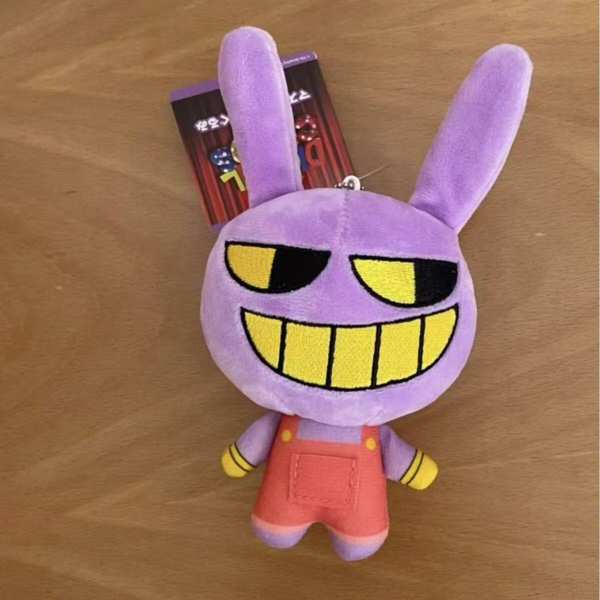 The Amazing Digital Circus Jax Cotton Doll 10cm Nuru Anime Doll Surrounding Backpack Plush Toy Pendant Gift No sound