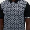 Coach Ss24 Pattern Printed Casual Short Sleeve Polo Shirt Men Tops Gray CO816-RBC