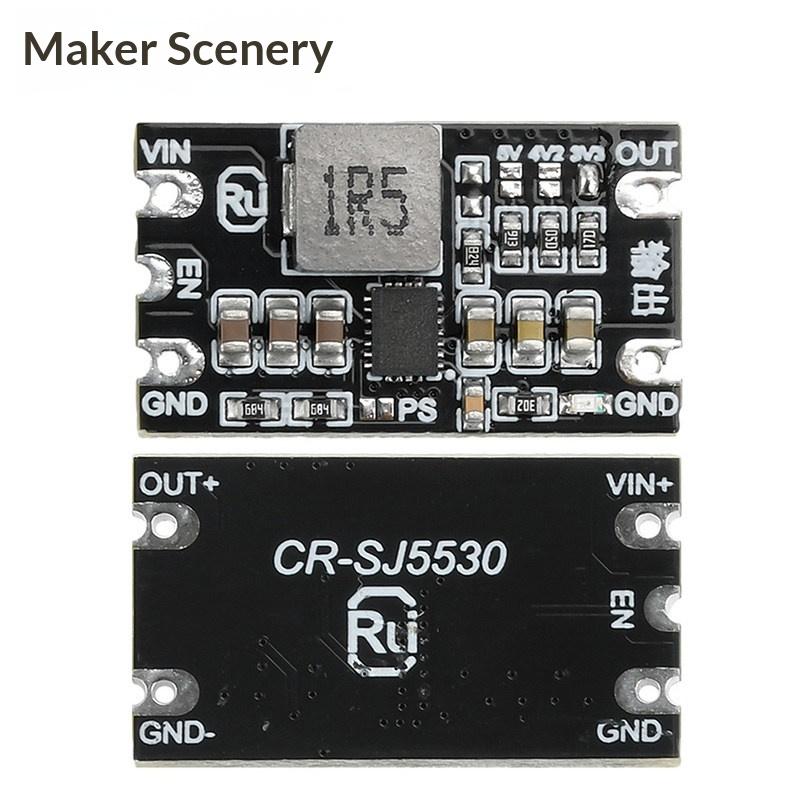 Dc-Dc Boost Module 1.8-5.5V To 3.3V 4.2V 5V 3A Adjustable Output Low Ripple Step Up Step Down Constant Voltage Module