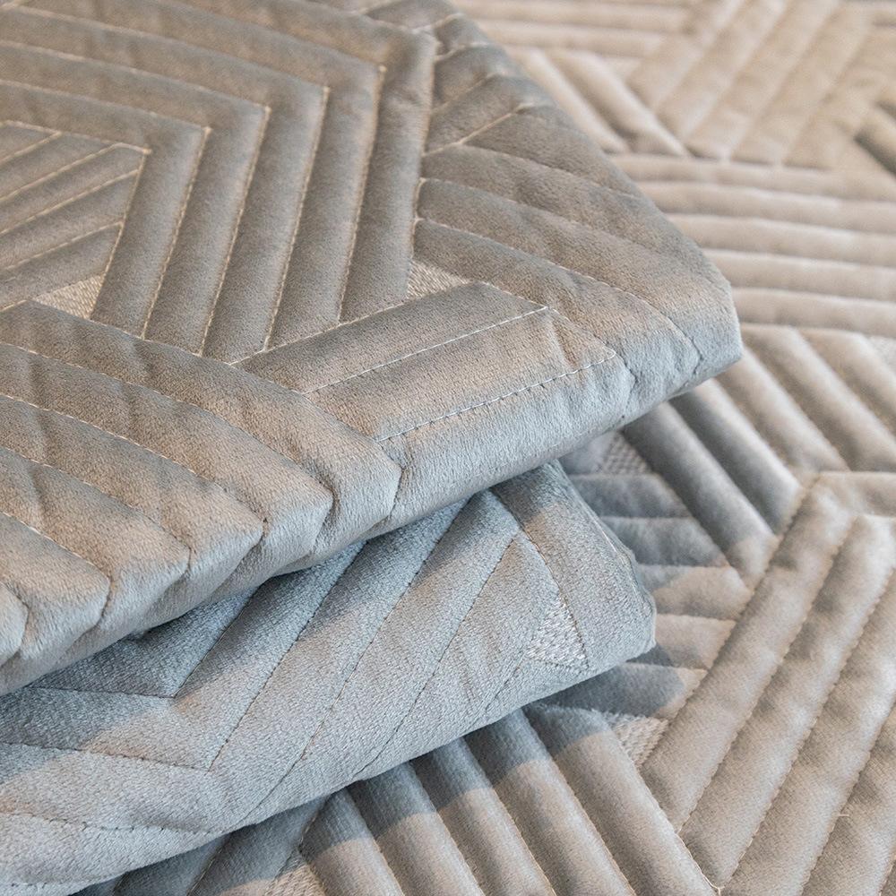 Cojín de Sofá de Terciopelo Cristal de Invierno Nuevo Estilo Crema Francés Claro Funda Funda Paño Cojín de Sofá de Cuero