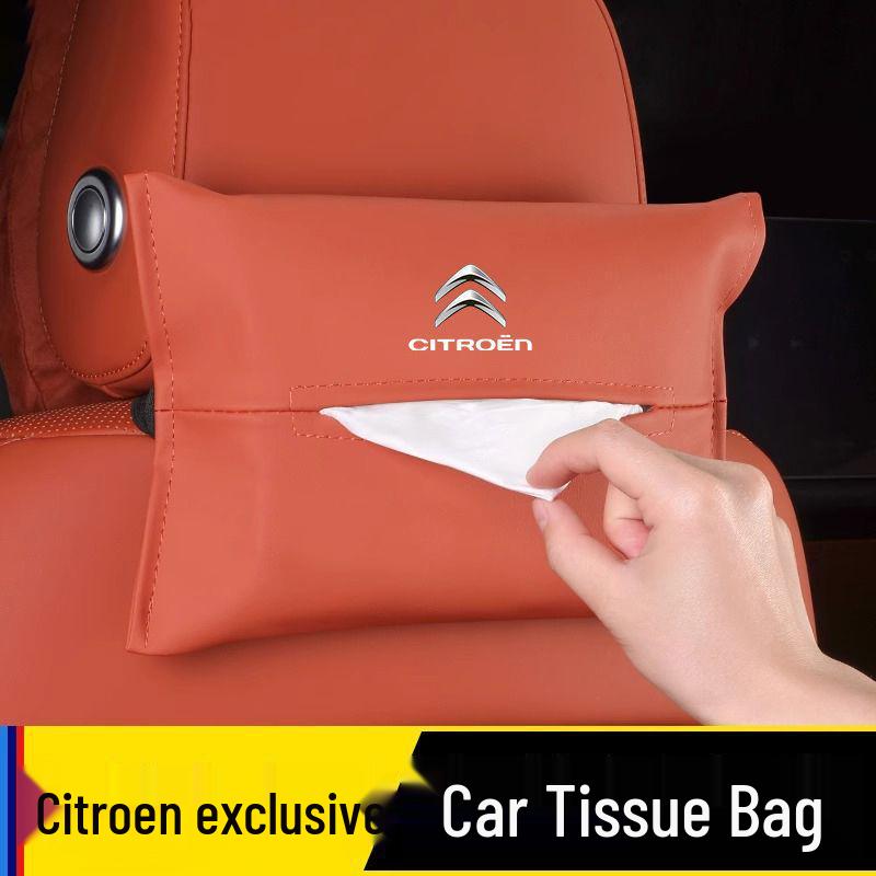 Citroen C6/C4 Versailles Leather Headrest Tissue Box