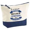 Makeup Bag - PLANETEE - Superman Aesthetician - Large Size - Cotton - HD Printing (Made In France)