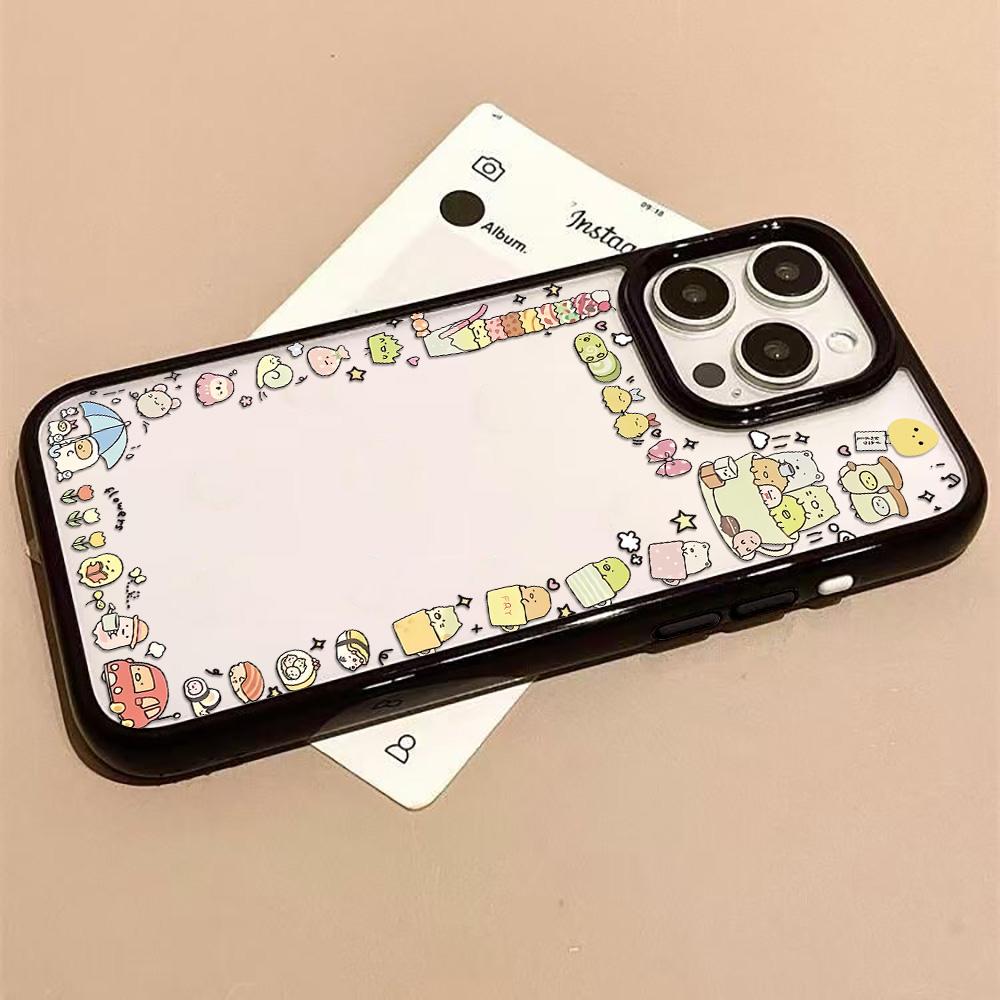 Acrylic Phone Case for iPhone 11 12 13 14 Pro 12 14 16 Pro Max for Samsung A16 A36 A56 S24 FE High-quality Painted Anti-fall Mobile Phone Case