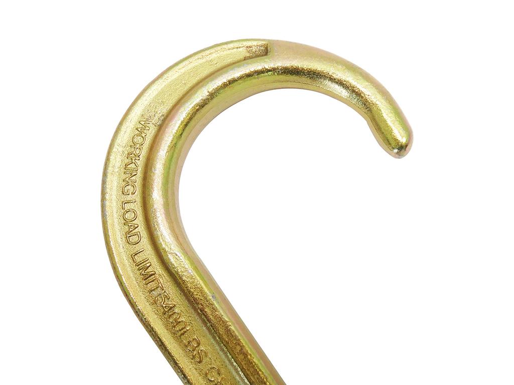 15-inch J-Hook with Ring for Towing Chains, Tow Trucks, Winch, and Loading Vehicles, G70