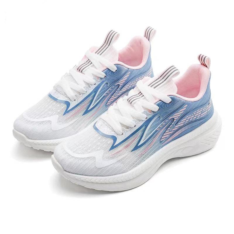 Sports women's shoes summer new leisure travel soft-soled running shoes color matching mesh