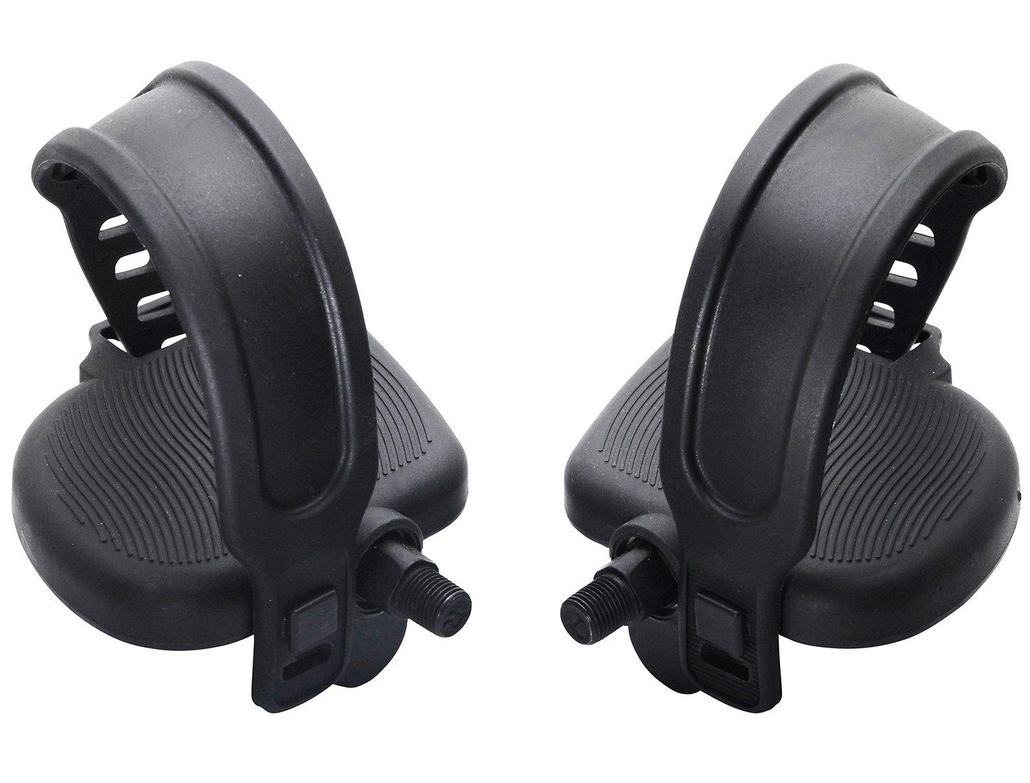 

Monolife Aero Bike Compatible Bicycle Repair Exercise Left and Right Pair Thread Pedals, Replacement, Fitness, Set, A-Type 1/2 Diameter, Approx. чёрный