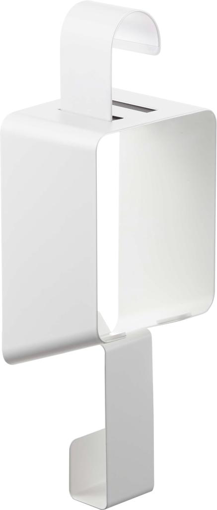 Yamazaki Tower Hair Dryer W x D x for Easy Storage Holder, White, Approx. 4.3" 2.7" 12.2" H, 5657,