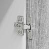 Hanging Cabinet Gray Sonoma and White 50 x 31 x 80 cm Particleboard