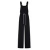 MO&Co. Women's Acetate Blend Sporty Contrast Trim Jumpsuit